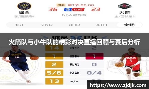 火箭队与小牛队的精彩对决直播回顾与赛后分析
